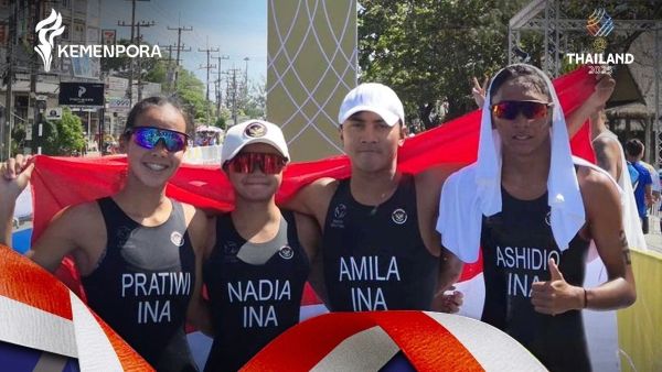 Sapu Bersih Aquathlon, Tim Triathlon Indonesia Borong Tiga Emas di SEA Games 2025
