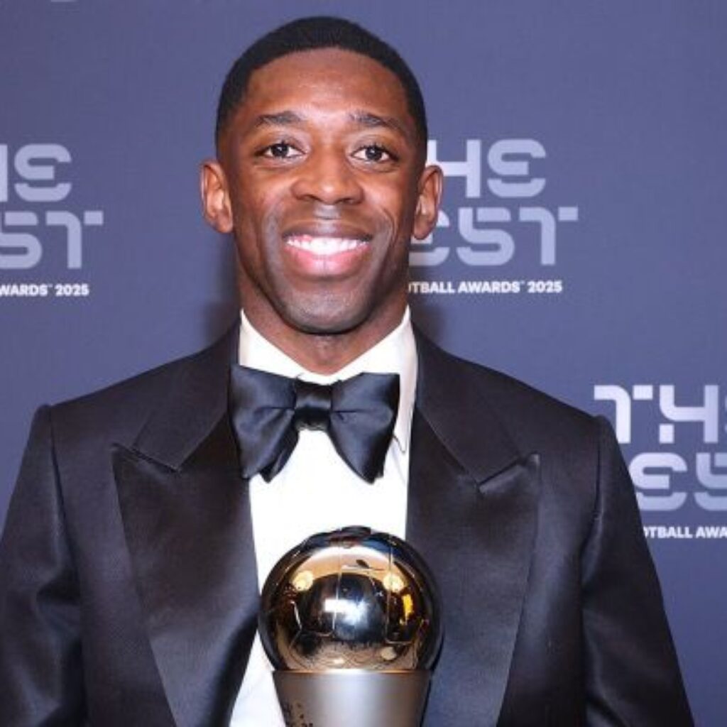 Usai Ballon d’Or, Dembele Lengkapi Tahun 2025 dengan Gelar Pemain Terbaik FIFA