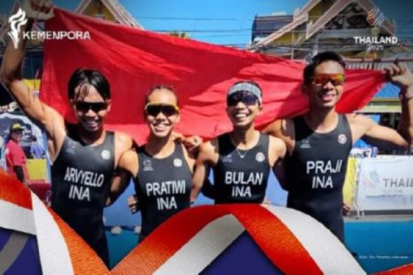 Triathlon Sumbang Emas ke-76 Indonesia di SEA Games 2025