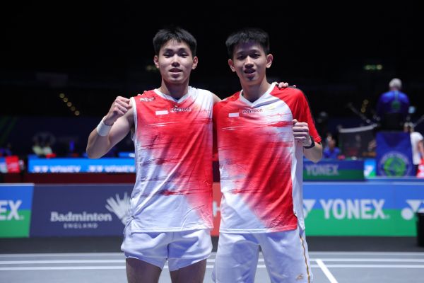 Raymond/Joaquin Lolos ke 16 Besar All England 2026 Usai Tumbangkan Korea