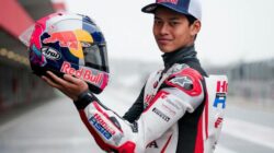 Veda Ega Pratama Jadi Pembalap Indonesia Pertama Naik Podium Moto3