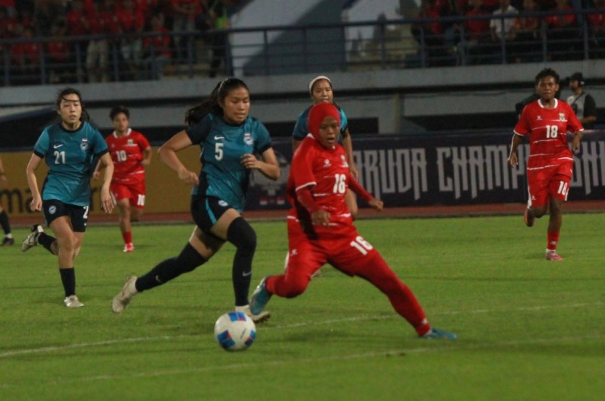 Timnas Putri Indonesia Tumbang 0-2 dari Singapura di FIFA Matchday