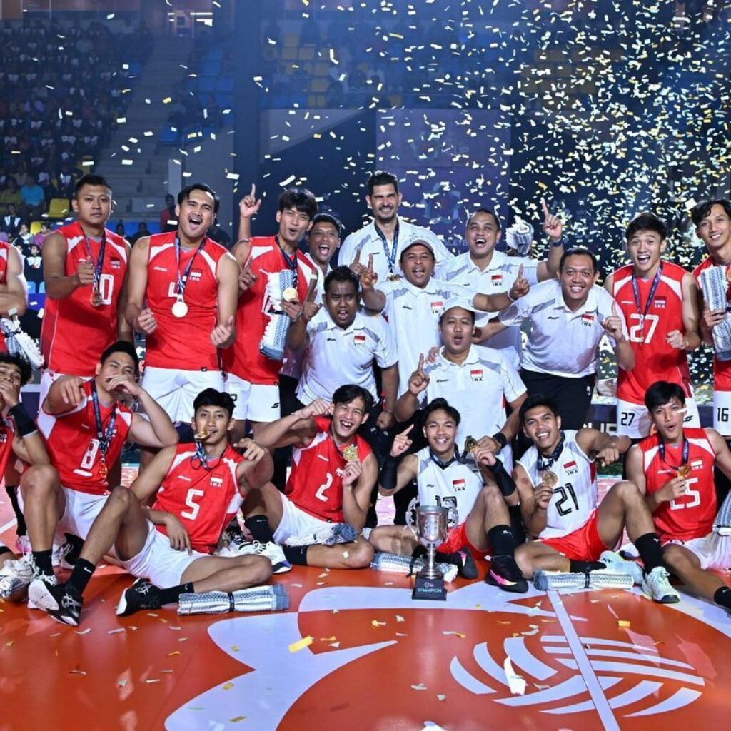 Kalahkan Korsel, Timnas Voli Putra Indonesia Juara Piala Bola Voli Putra AVC 2026